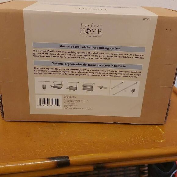 Home Depot Perfect Home Stainless Steel Kitchen Organizer Systen - Picture 1 of 3